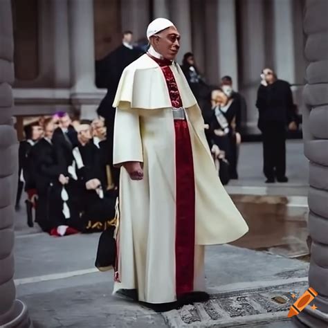 pope wearing balenciaga.